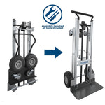 Cosco Convertible Hand Truck, 1000/800 lb. Capacity, Aluminum (12204ASB1E)