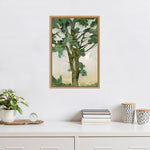 Amanti Art Green Tree I Framed Canvas Wall Art Print, 16" x 23" (A42674690222)