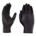 AMMEX Professional Nitrile Exam Gloves, Powder-Free, 3 mil, Medium, Black, 100/Box, 10 Boxes/Carton