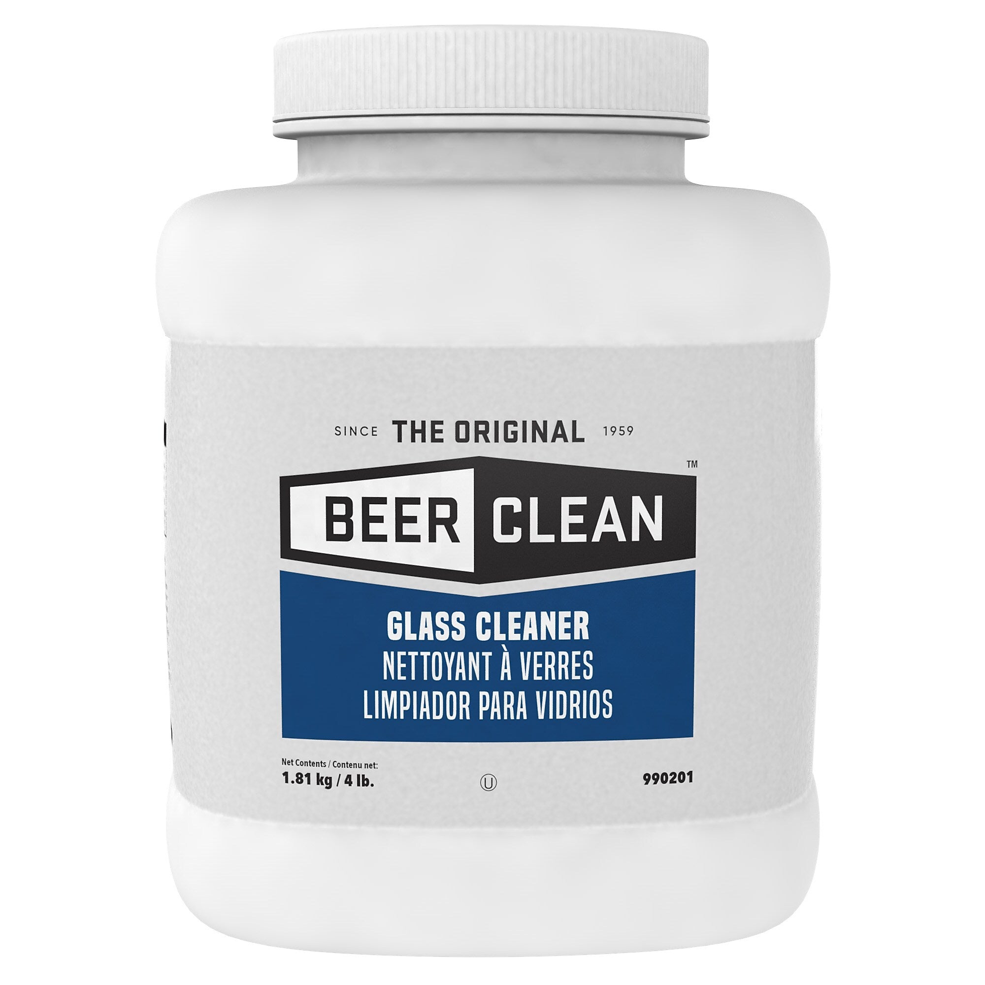 Diversey® Beer Clean Glass Cleaner, Unscented, Powder, 4 Lb. Container