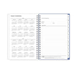 2026 Blue Sky Lindley 5" x 8" Calendar Year Weekly & Monthly Planner, Plastic Cover, Multicolored (101579-26)