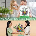 Contixo BK05 Tulip Bouquet Floral Collection Building Block Set, 999 Pieces (CNXBK05)