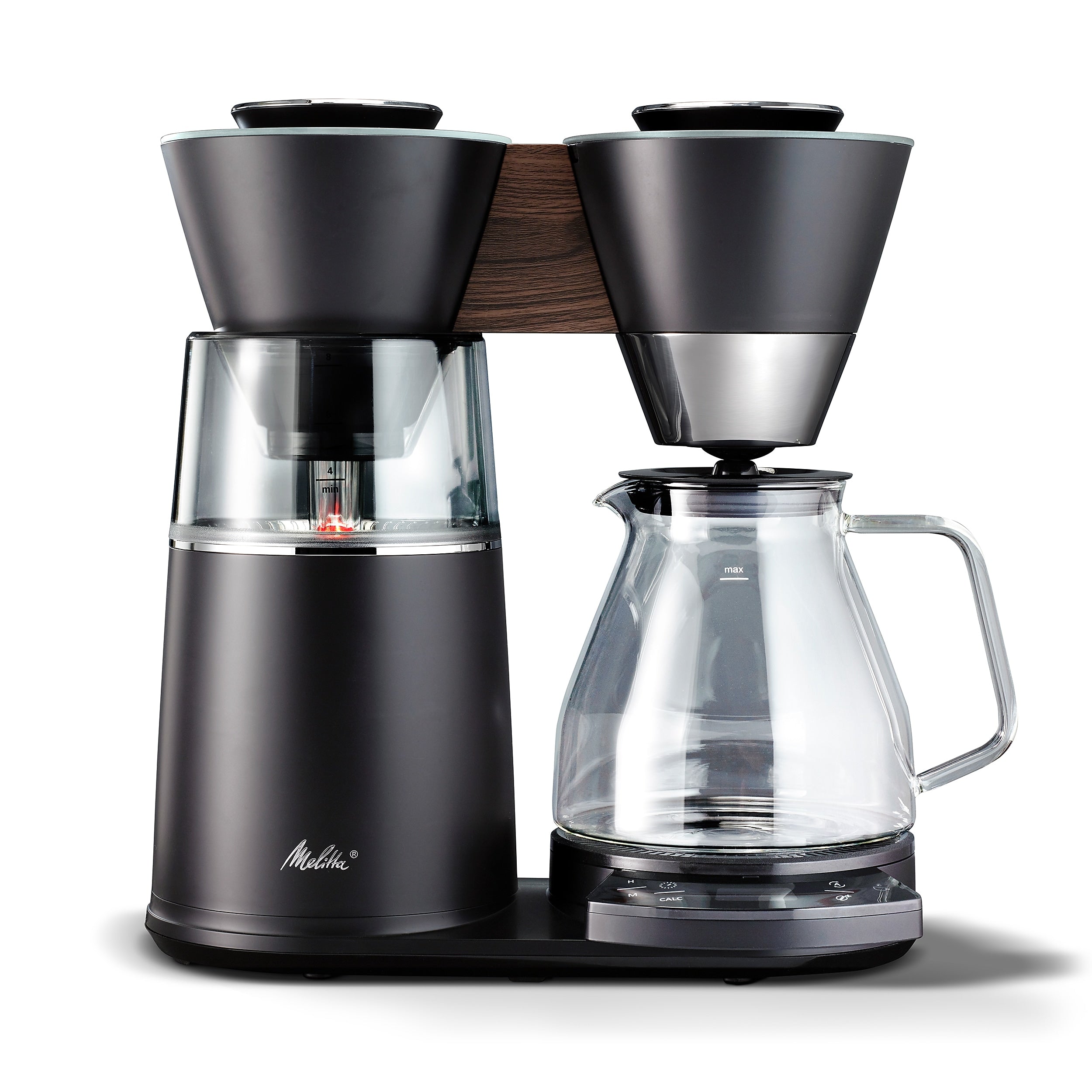 Melitta Vision Luxe 12-Cups Automatic Drip Coffee Maker, Matte Black (MCM002WULBK1)