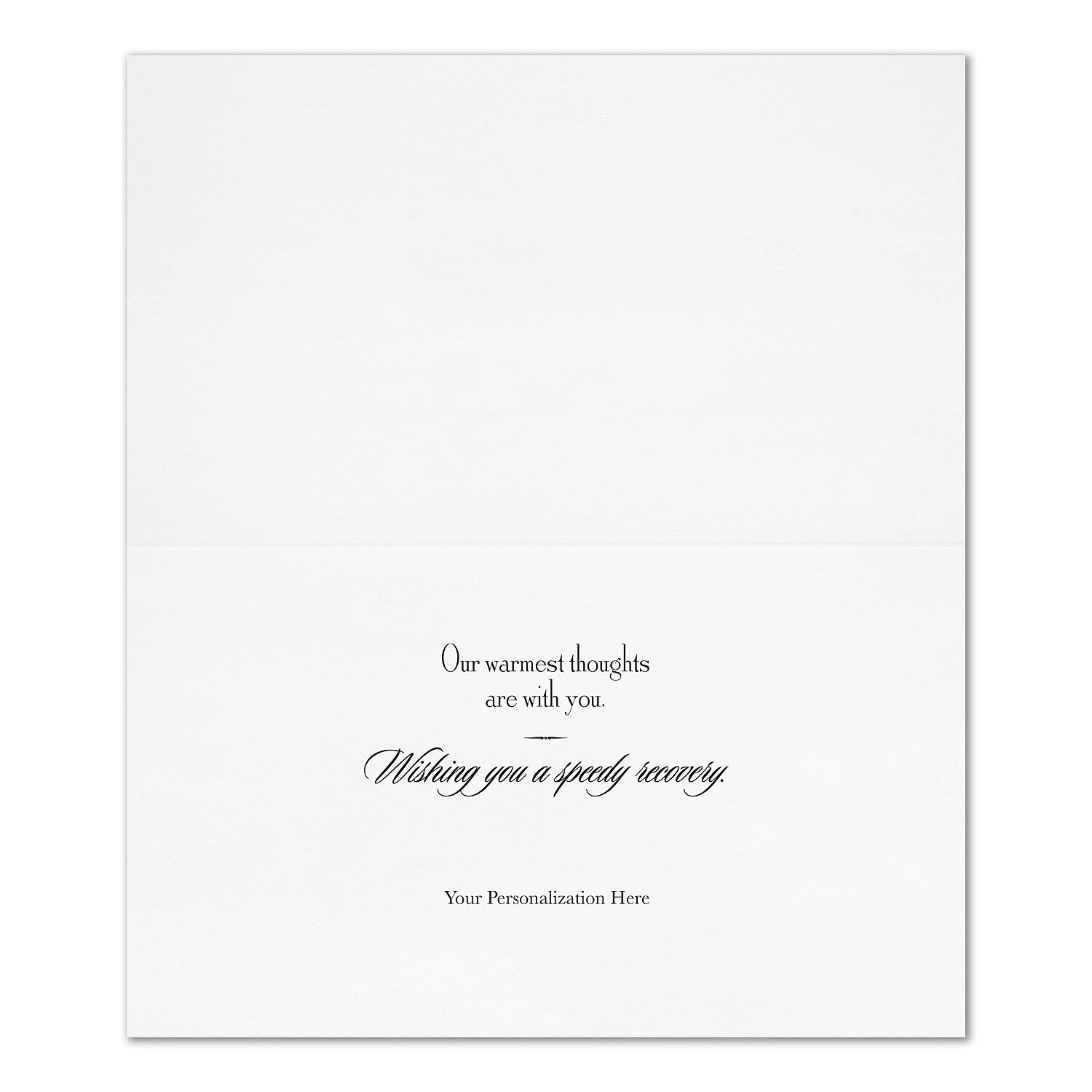 "Flowers and Foliage" Thinking of You Card w/ Unlined White Envelope, 25/BX