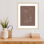 Amanti Art Shape Of Truth by Shatha Al Dafai Wood Framed Wall Art Print, 17" x 21" (A42675531979)