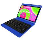 LINSAY 12" Octa Core Tablet, 8GB RAM, 256GB Storage, Android 14, Bundled with Blue Style Keyboard Bundled with App Pack