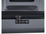 Bugatti Wellington 21" Hardside Suitcase, 8-Wheeled Spinner, TSA Checkpoint Friendly, Silver (HLG5120-Pewter)