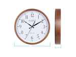 La Crosse Technology Atomic Analog Wall Clock, Wood, 12.80" (404-50447)