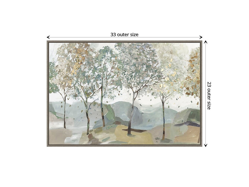 Amanti Art Breezy Landscape Trees I, Canvas, 33" x 23" (A42675515745)