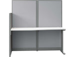 Bush Business Furniture Office in an Hour 63"H x 65"W Cubicle Panel Workstation, Pure White (WC36192-03K)