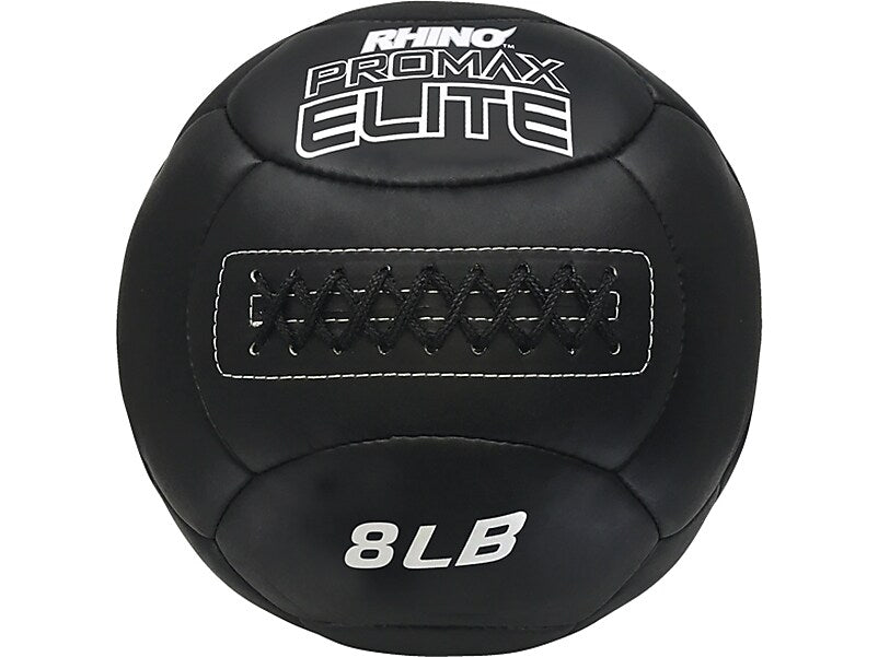 Champion Sports RHINO Promax Elite Black Medicine Ball, 8 Lbs. (PRX8)