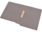 Medical Arts Press Reinforced End Tab File Folder, Straight Cut, Letter-Size, Gray, 50/Box (S-09168-GRY)