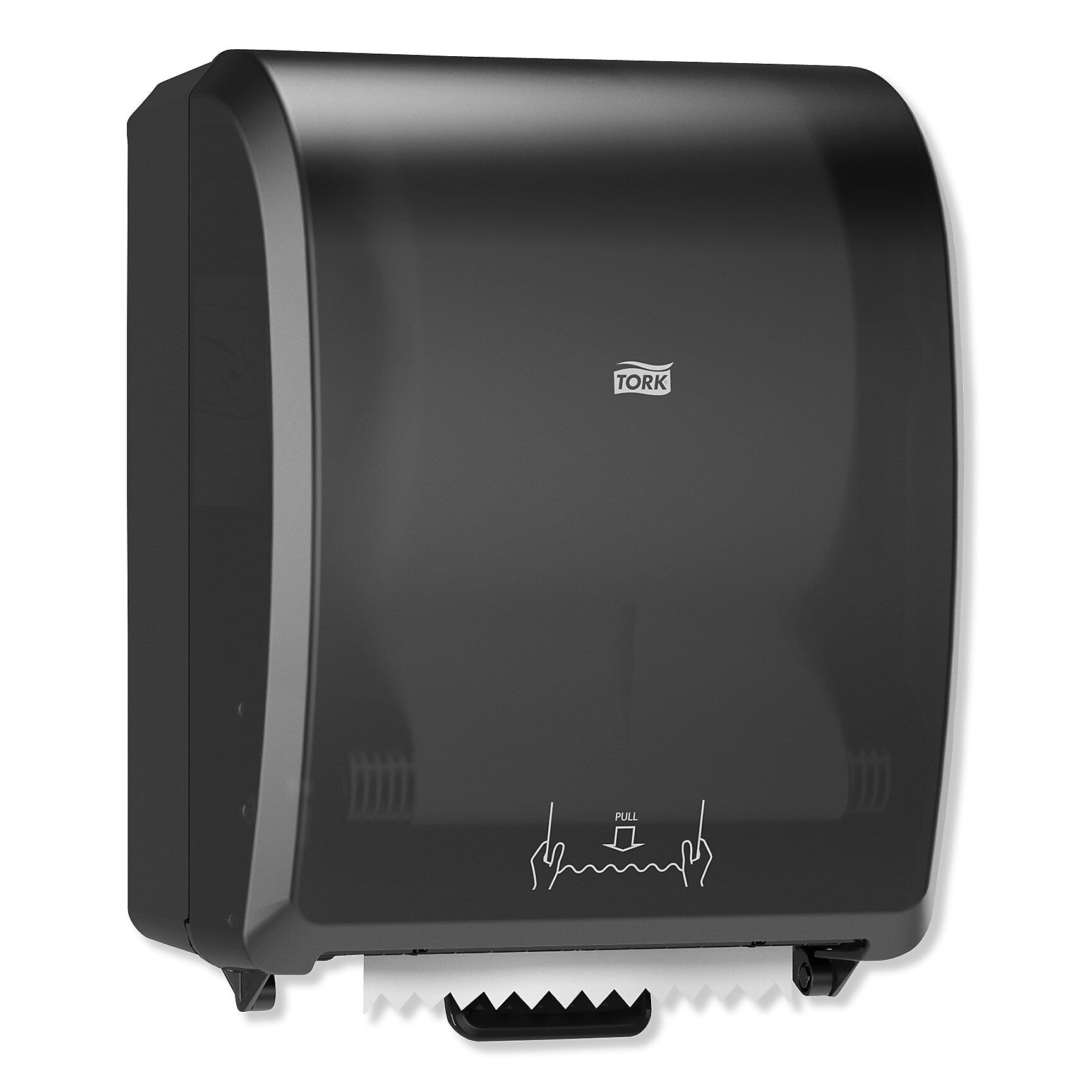 Tork H80 System Mechanical Hand Towel Roll Dispenser, Black