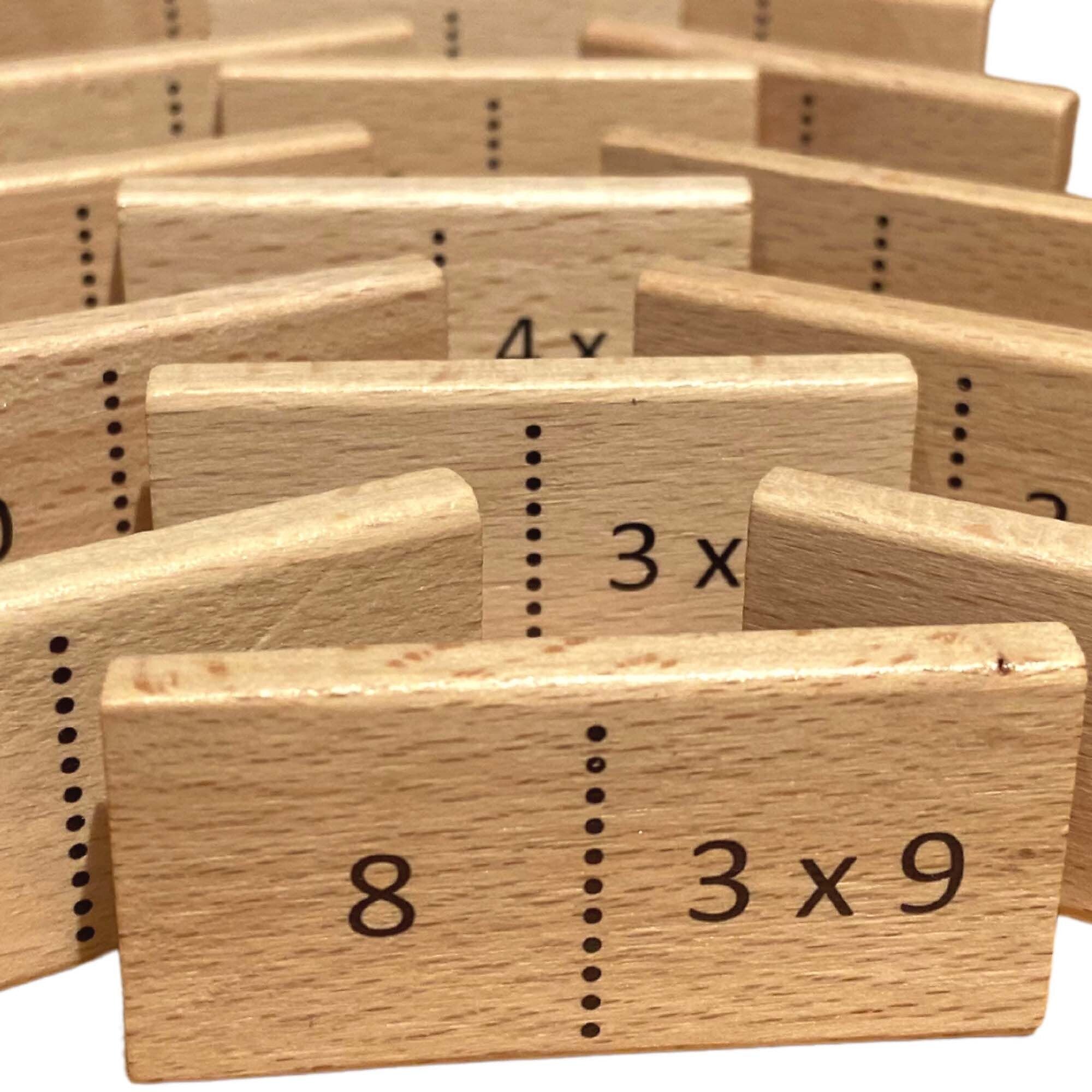 Extasticks Mathomino Times Tables Multiplication Domino Math Game (EXAE3307)