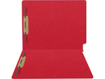 Medical Arts Press Heavy-Duty End Tab File Folder, Straight Cut, Letter-Size, Red, 40/Box (S-09459-RED)