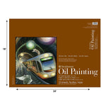 Strathmore 400 Series 18" x 24" Oil Pad, 10 Sheets/Pad (STTP4303181)