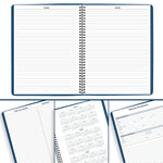 2026 AT-A-GLANCE 8.25" x 11" Weekly Appointment Book, Faux Leather Cover, Blue (70-940-20-26)