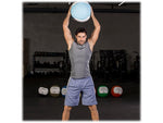 Champion Sports RHINO Promax Medicine Ball, Light Blue/White, 14 Lbs. (RPX14)