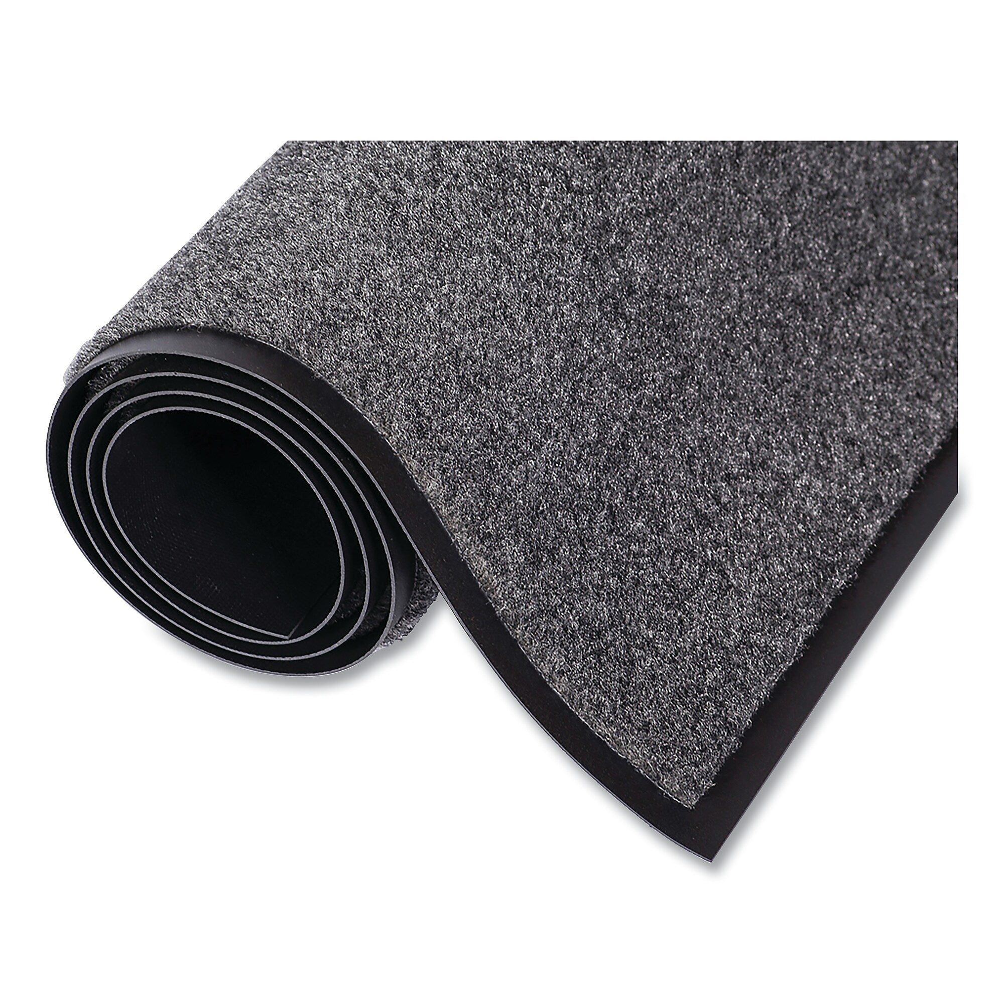 Crown EcoStep Wiper Mat, Rectangular, 48 x 96, Charcoal