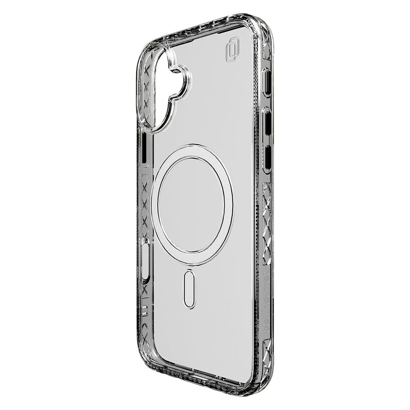 cellhelmet Magnitude Series MagSafe Phone Case for iPhone 16 Plus, Shock Absorbing, Crystal Clear (CM-105-CC)