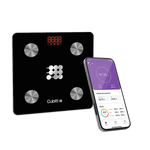 Cubitt Smart Bluetooth BMI Body Composition Bathroom Scale, Obsidian Black (CT-SCALE)