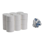 Angel Soft Professional Series Compact Recycled Coreless Toilet Paper, 2-Ply, White, 1125 Sheets/Roll, 18 Rolls/Carton (19372)