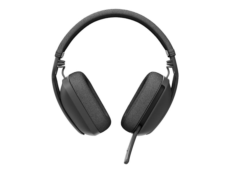 Logitech Zone Vibe Wireless Noise Canceling Bluetooth Stereo Headset, MS Certified, Graphite (981-001156)