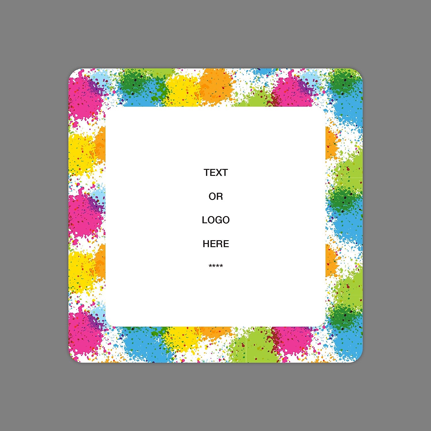 Full Color Magnetic Sign, Square, Vertical, 5" x 5"