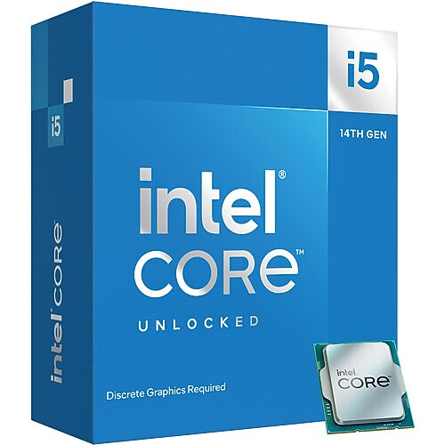 Intel Core i5-14600KF 14-Core 3.5 GHz Computer Processor, LGA 1700 Socket (BX8071514600KF)
