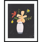 Amanti Art Floral on Black II by Pamela Munger Wood Framed Wall Art Print, 33" x 41" (A42677336409)