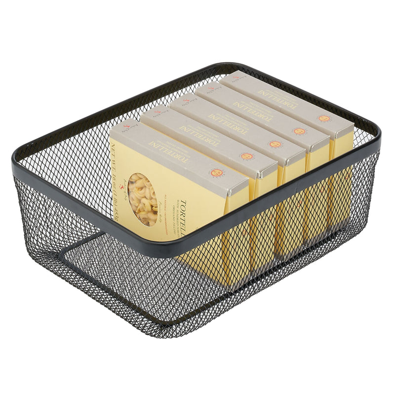 mDesign Steel Organizer, Matte Black (25954)