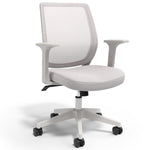 Staples Essentials Ergonomic Fabric Swivel Task Chair, Gray (UN58149)