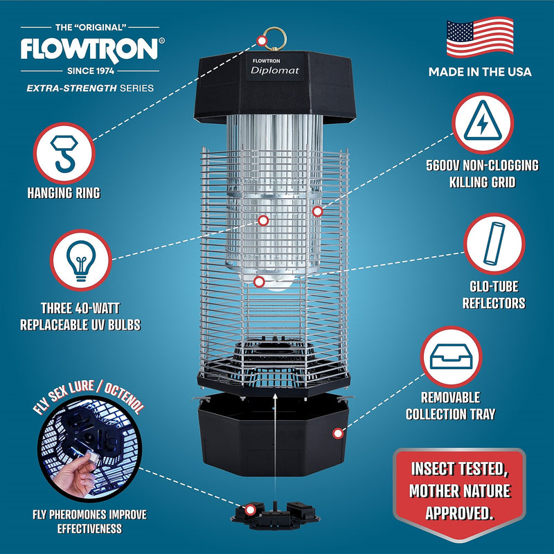 Flowtron Diplomat Bug Zapper for Mosquitoes