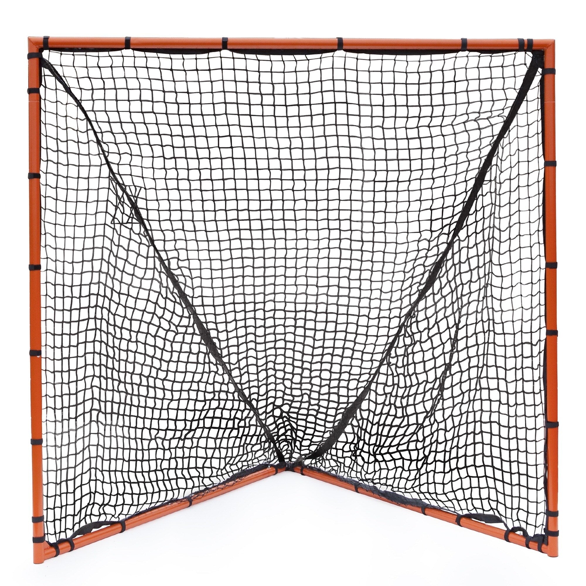 Champion Sports Backyard Lacrosse Goal & Net, Orange/Black (CHSLNGL)