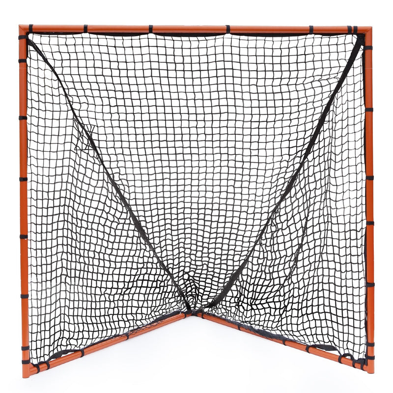 Champion Sports Backyard Lacrosse Goal & Net, Orange/Black (CHSLNGL)