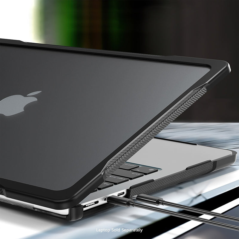 SaharaCase Raider Series 15" Laptop Case, Shock Absorbing, Black/Clear (LT00046)