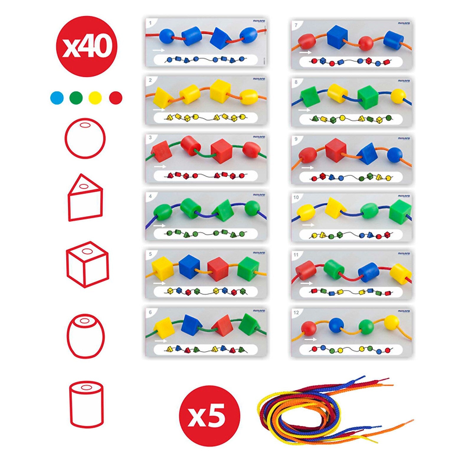 MINILAND Giant Beads & Laces (MLE31783)