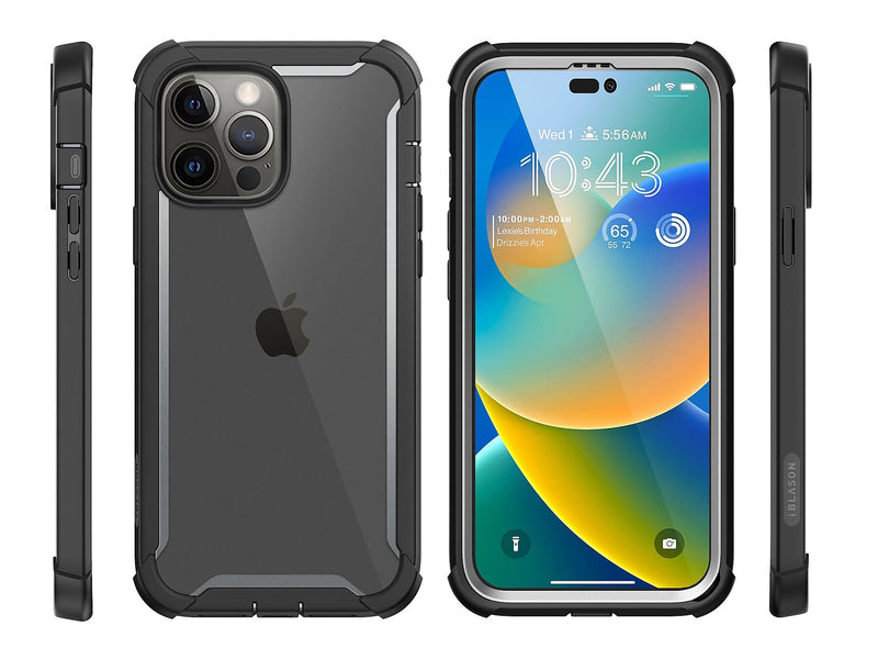 i-Blason Ares Black Case for iPhone 14 Pro (iPhone2022Pro-6.1-Ares-SP-Black)