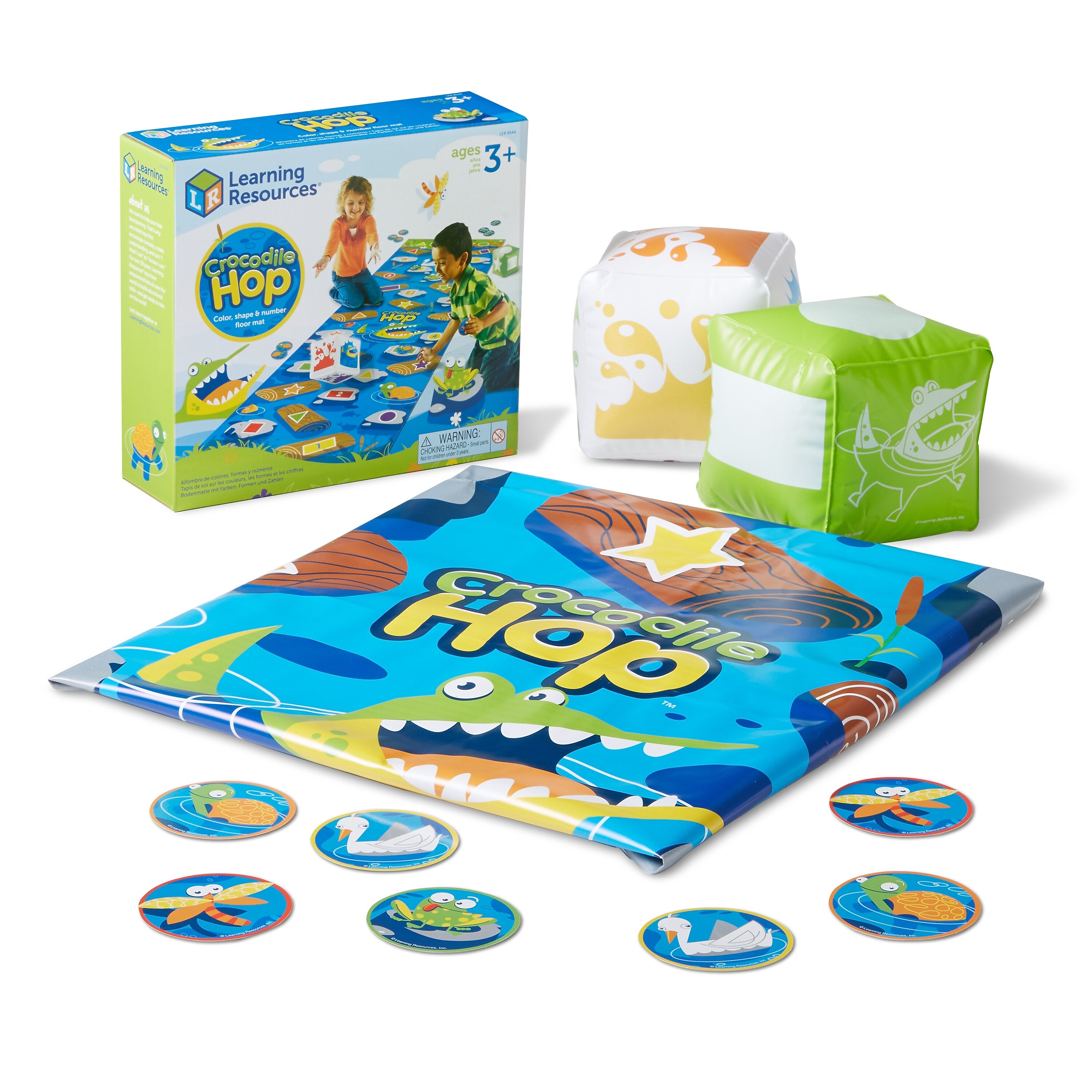 Learning Resources Crocodile Hop Floor Mat Game (LER9544)