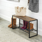 Whitmor Metal Bench, Brown (6764-9965-SIOC)