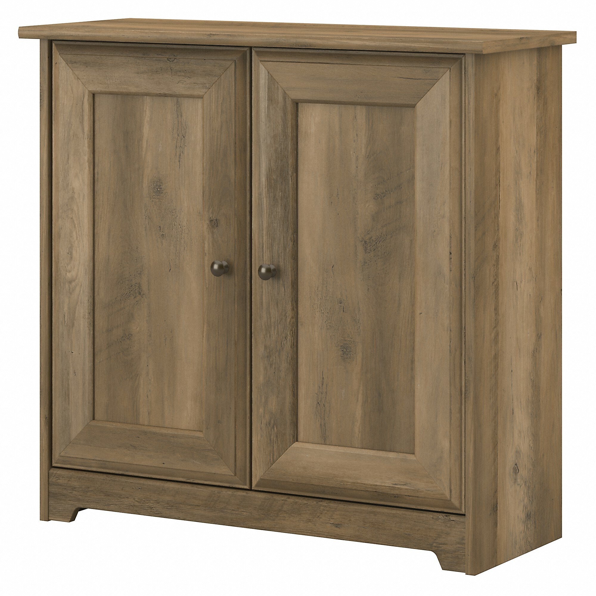 Bush Furniture Cabot 30" Storage Cabinet with 2 Shelves, Reclaimed Pine (WC31598)