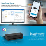 RICOH ScanSnap IX1300 Wireless Duplex Document Scanner, Black (PA03805-B105)