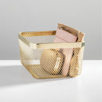 mDesign Steel Organizer, Soft Brass (25956)