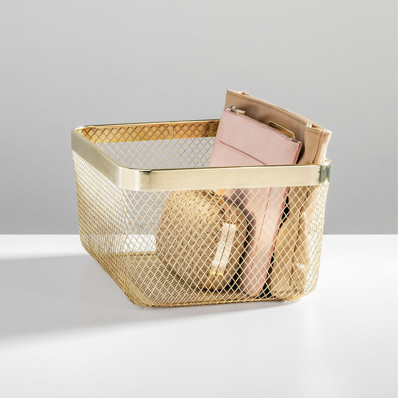 mDesign Steel Organizer, Soft Brass (25956)