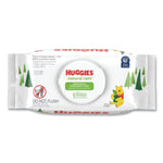 Huggies Natural Care Sensitive Baby Wipes, 1-Ply, 3.88 x 6.6, Unscented, White, 56/Pack, 8 Packs/Carton (KCC31803)