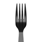 Dixie Individually Wrapped Polystyrene Fork, Medium-Weight, Black, 1000/Carton (FM53C7)