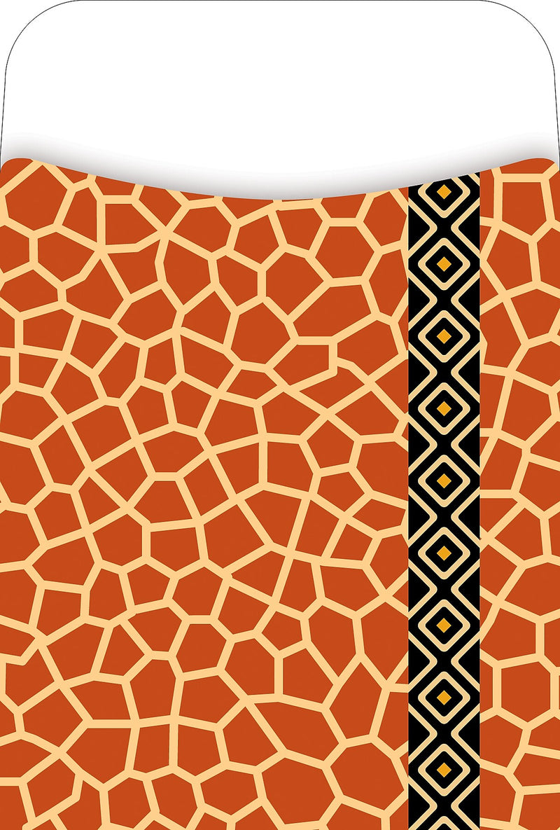 Barker Creek Africa Pockets, 5.125" x 3.5", Assorted Colors (4128)