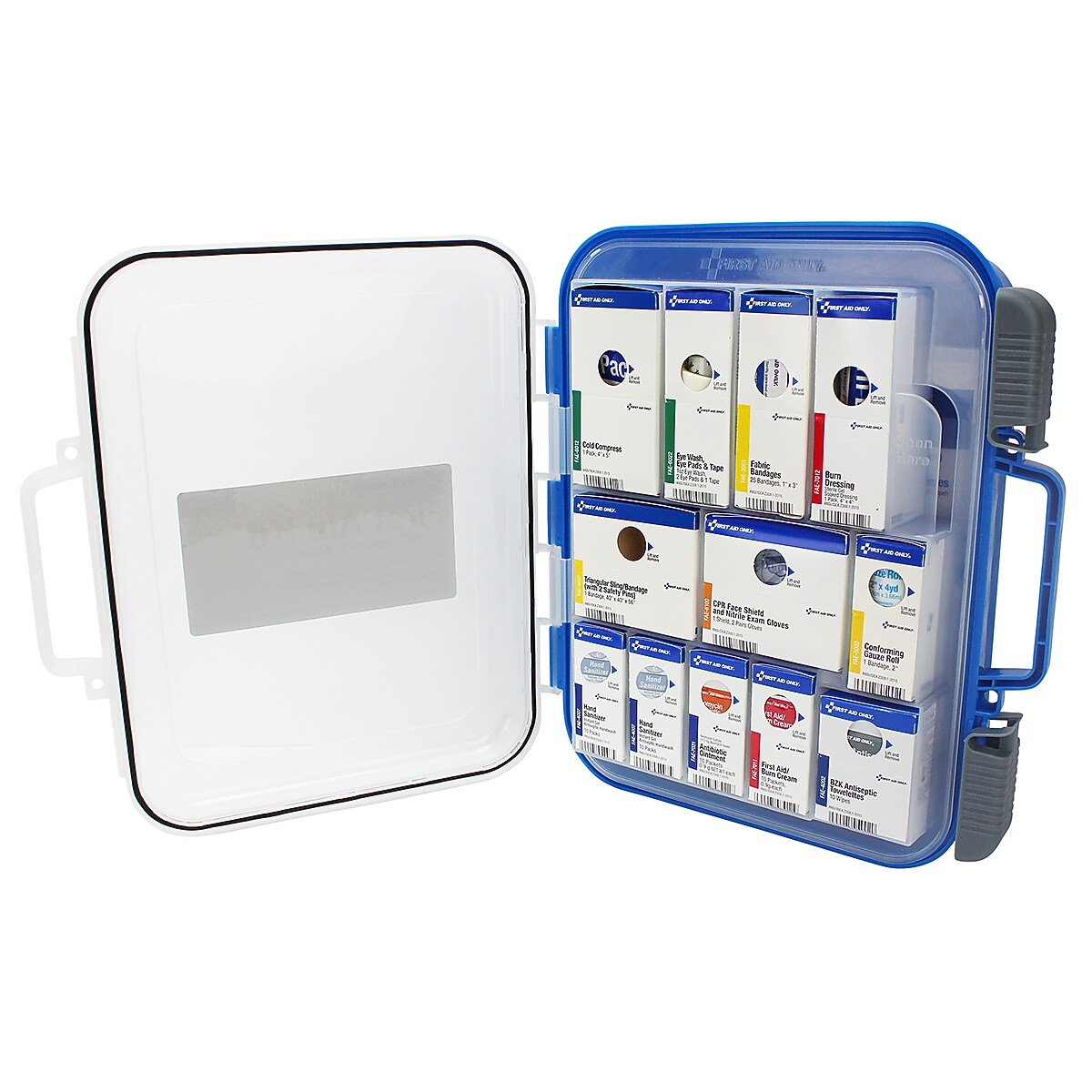 First Aid Only SmartCompliance Plastic First Aid Kit, ANSI Class A, 25 People, 112 Pieces (91537)