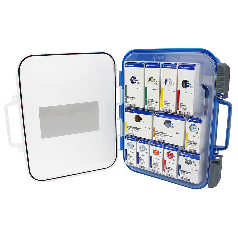 First Aid Only SmartCompliance Plastic First Aid Kit, ANSI Class A, 25 People, 112 Pieces (91537)