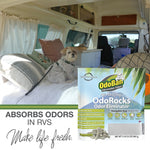OdoBan Air Purifying OdoRocks Deodorizer Solid, 32 oz. (979561-2P)